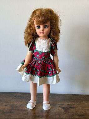 Vintage Ideal Doll MK 14 with Sleep Eyes and Auburn Hair
